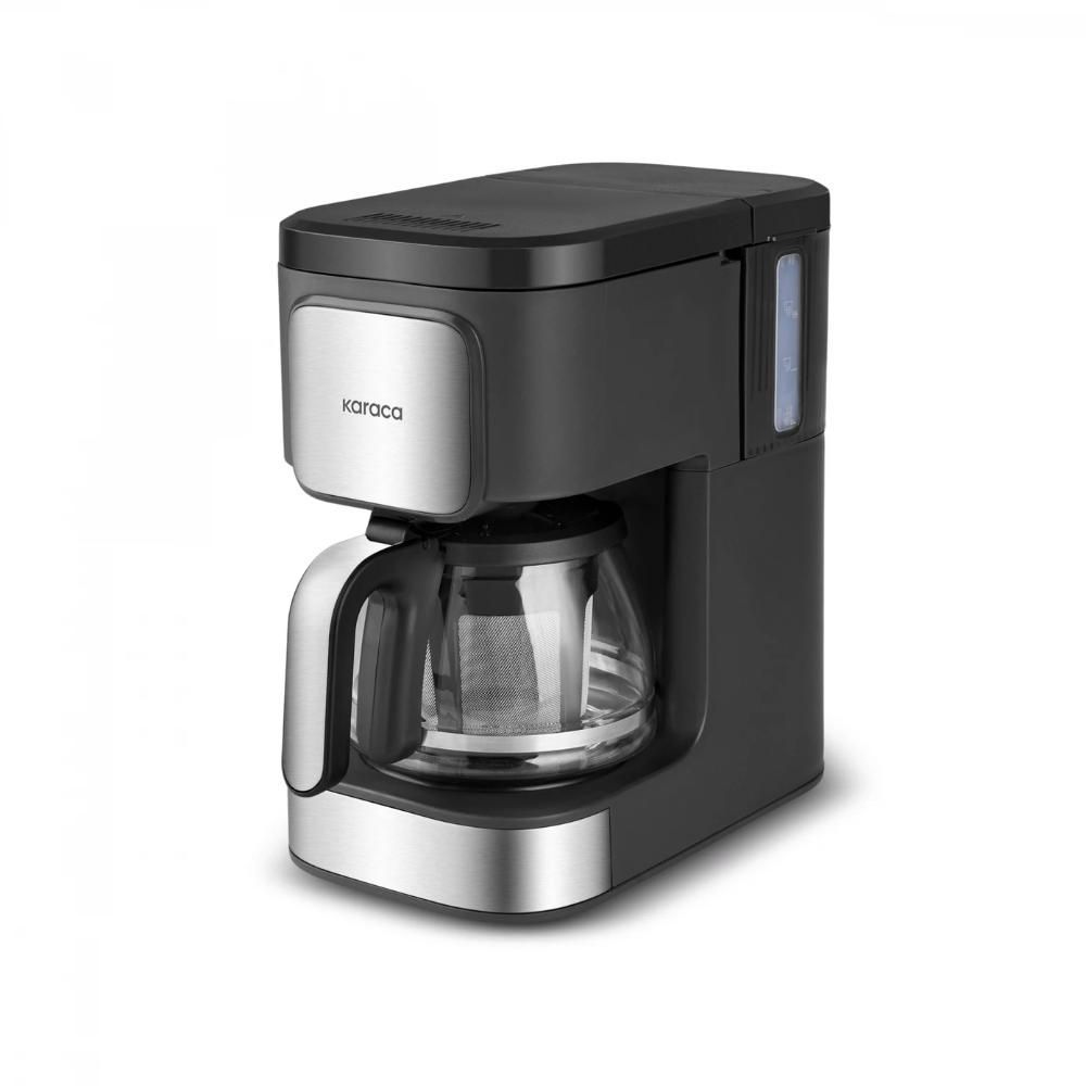 Karaca Just Coffee Aroma 2 in 1 Filter Coffee and Tea Brewing Machine Inox