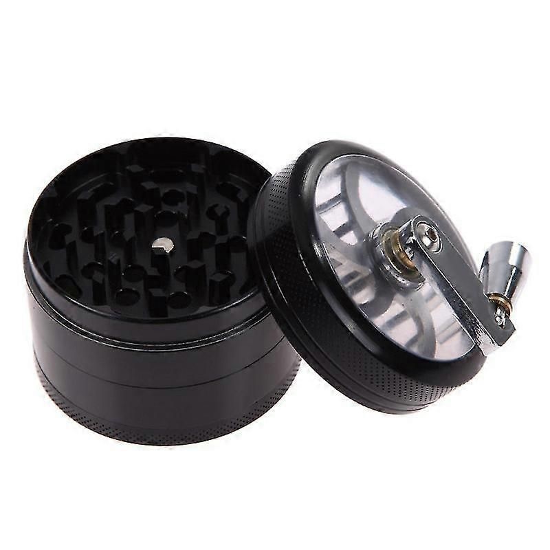 Large Hand Cranking Grinder Zinc Alloy Grinder With Handle, Upgraded 2.5 Inch Hand Cranked Grinder