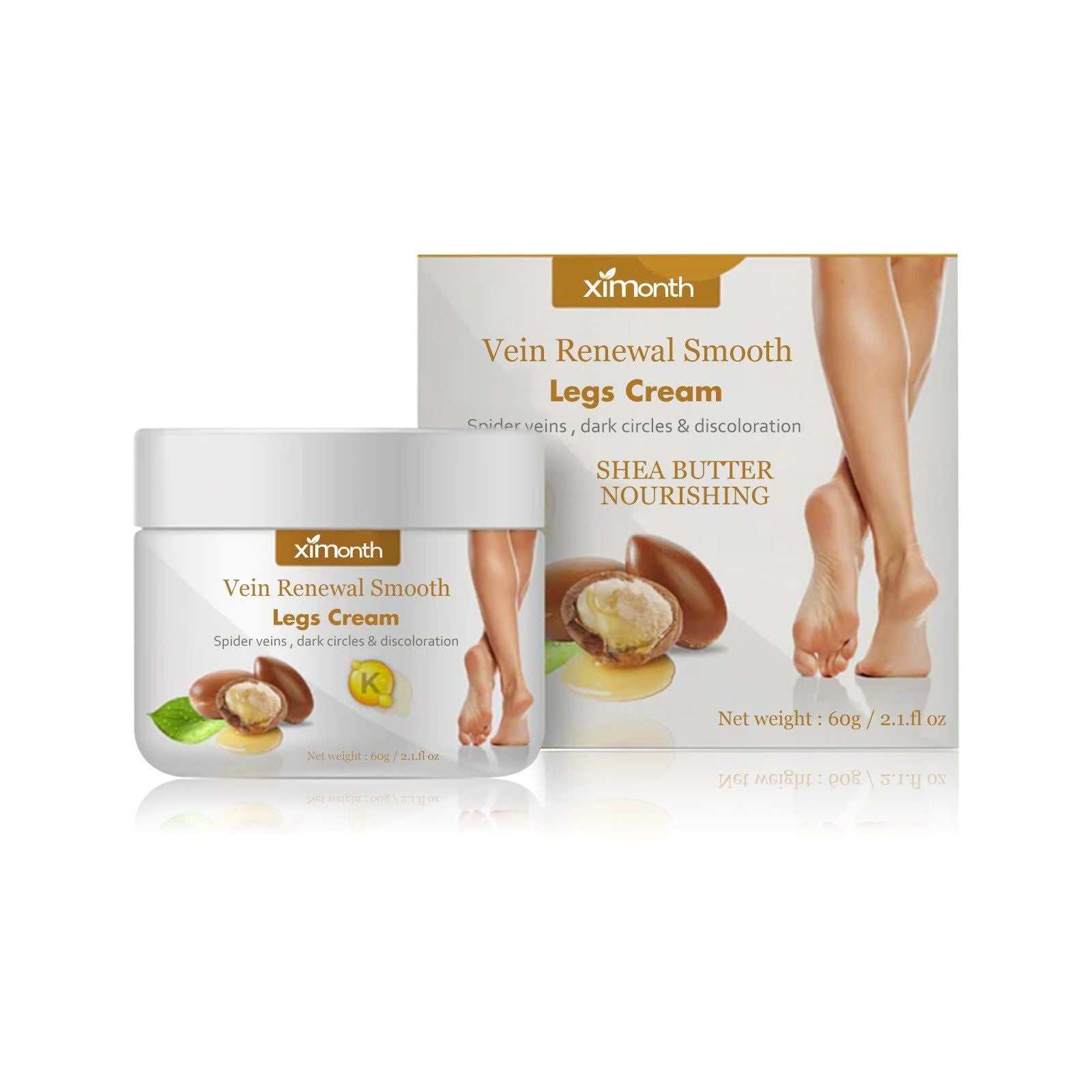 Revitalize Legs Repair Veins Cream, Soothe Varicose & Spider Veins, Fast Relief ,60g