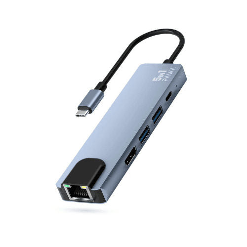 محول USB-C Pawa5 في 1 مع 4K HDMI