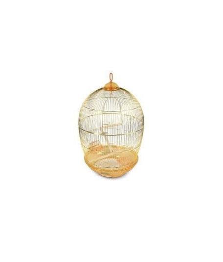 Dayang Bird Cage (370G) - Gold (Dimension - 48.5 x 48.5 x 76cm]