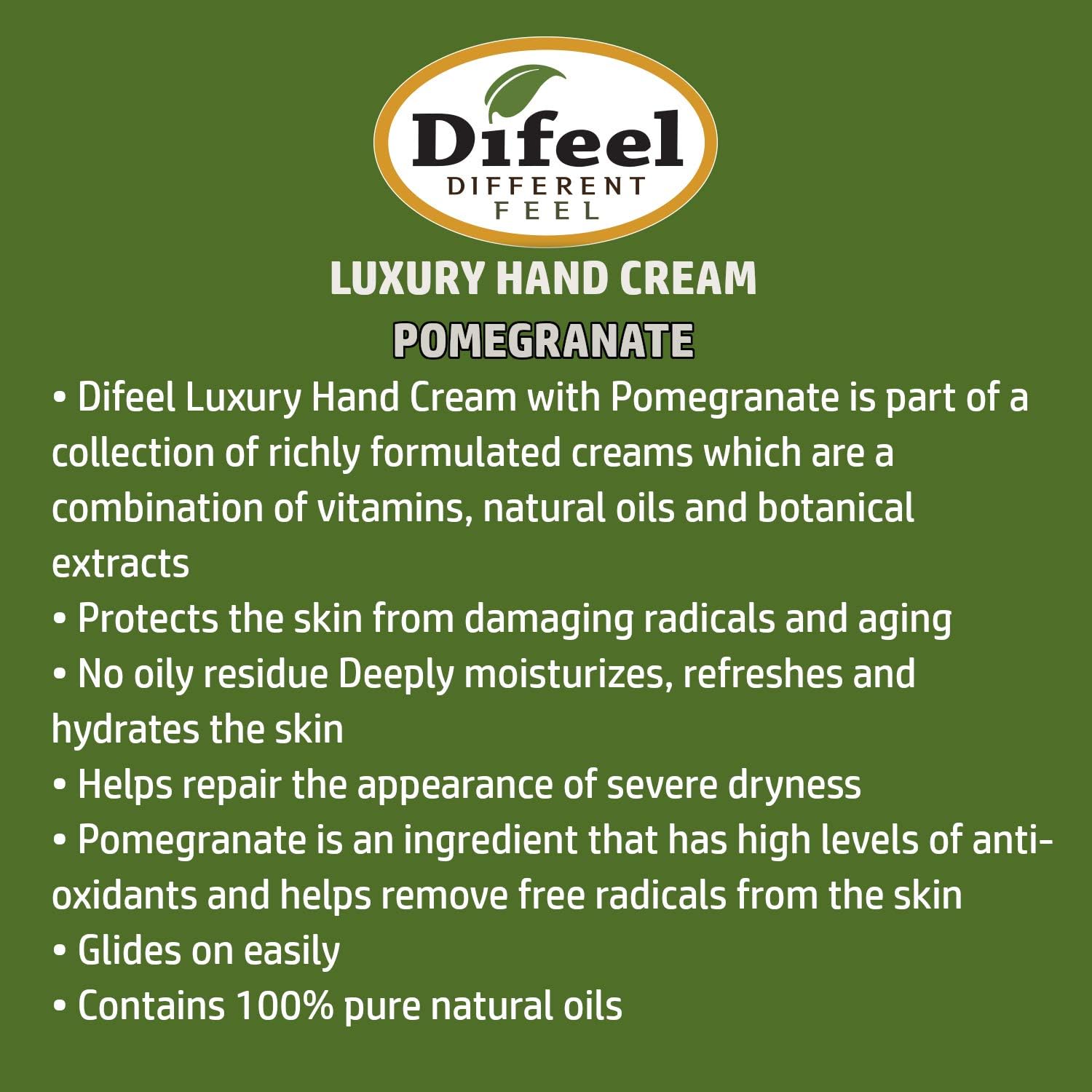 Difeel Hand Cream Pomegranate 40G