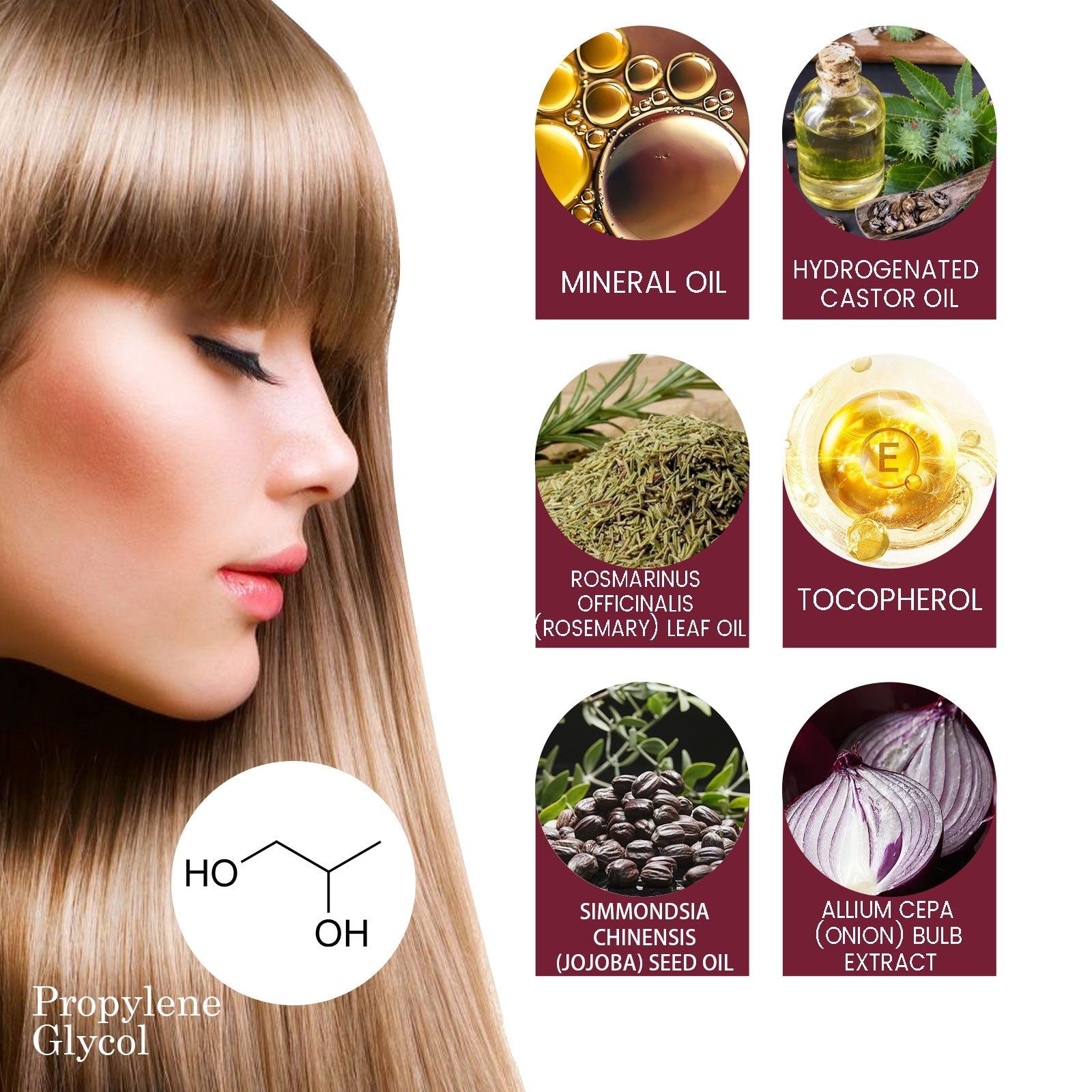 Boost Hair Growth and Fixation, Natural Onion Oil for Stronger, Thicker Hair ,30ml