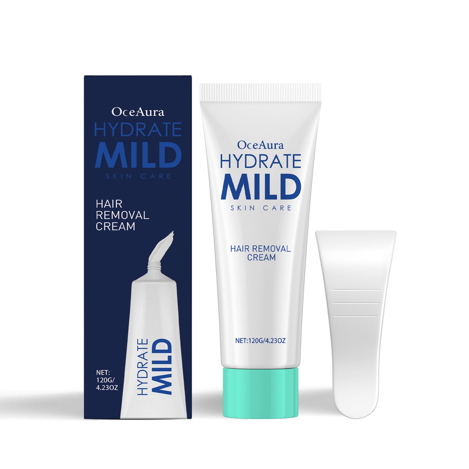 2-In-1 Hair Removal Care, Silky Smooth Skin, Gentle, Moisturizing, Fast Results ,1set