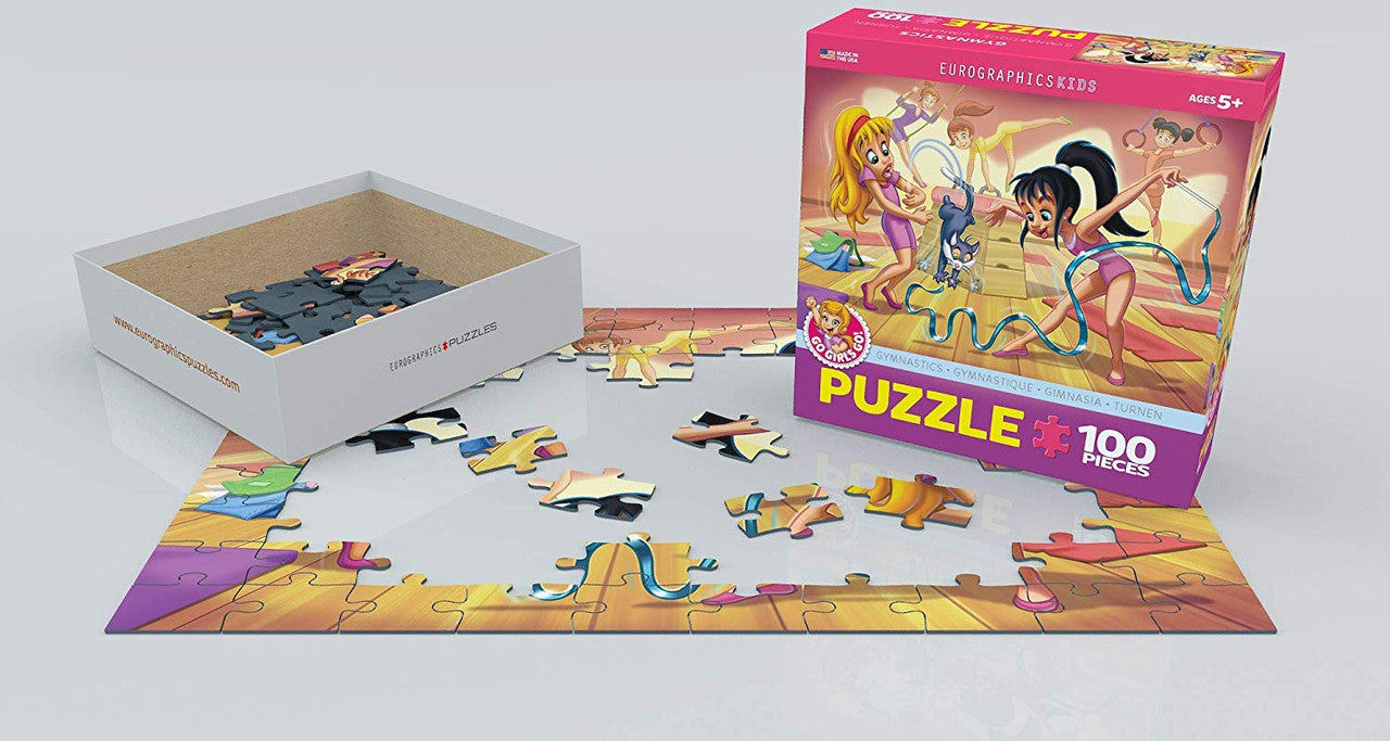 Go Girls Go! Gymnastics 100 Pieces Puzzle