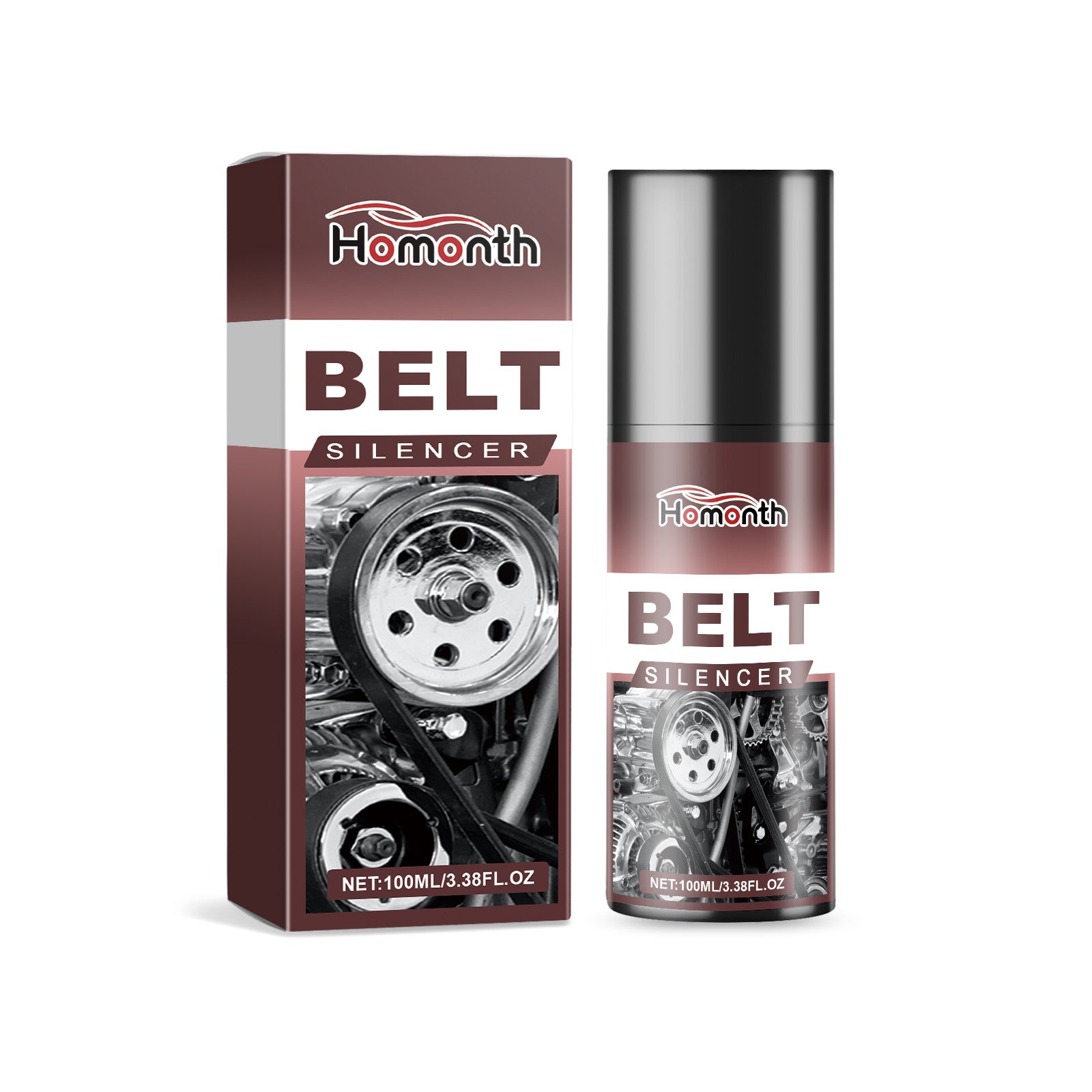 Automotive Belt Lubricant, Noise & Wear Reduction, Extend Belt Life ,100ml