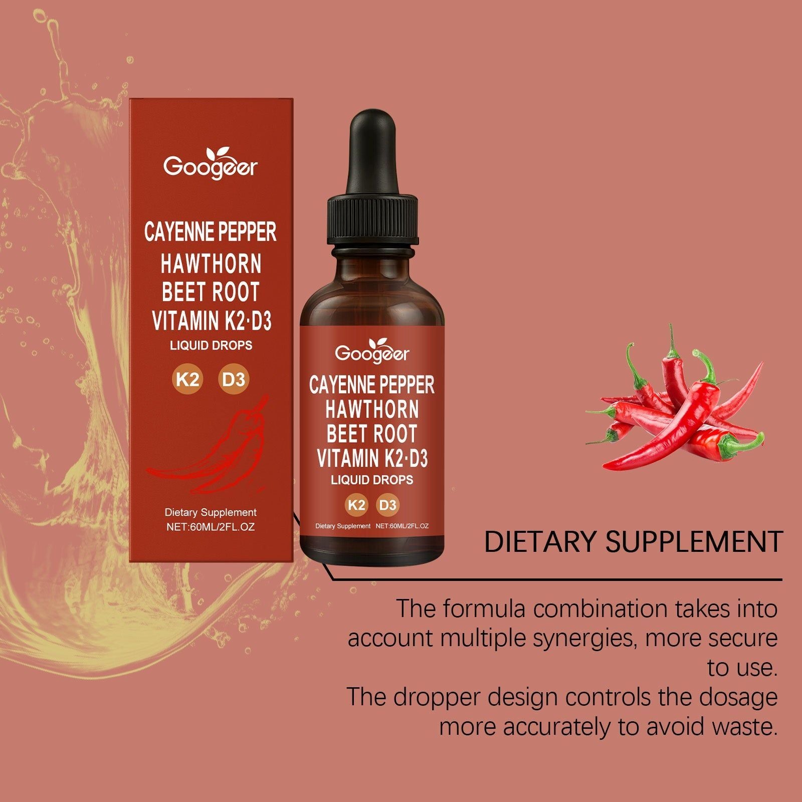 Body Care Supplement, Boost Circulation, Vitality, Heart Health, Metabolism ,60ml
