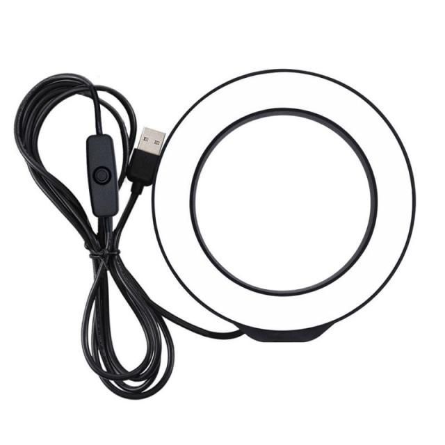 LED Light Ring Hungry for Photography, 4.7 in 12cm, USB, with Youtube video came