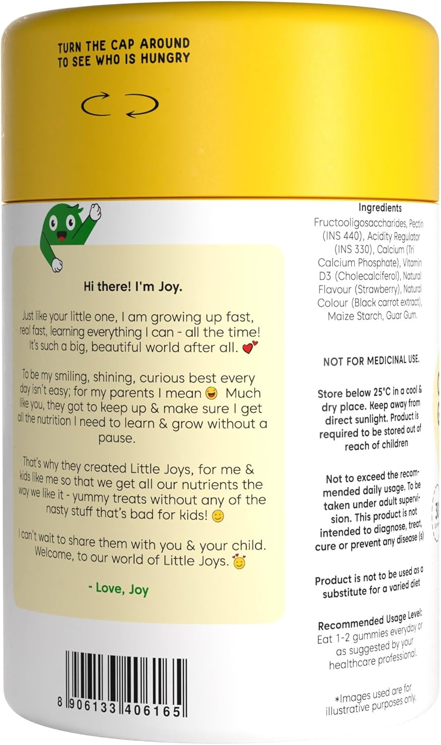 Little Joys Calcium Gummies (Strawberry) - 30 N