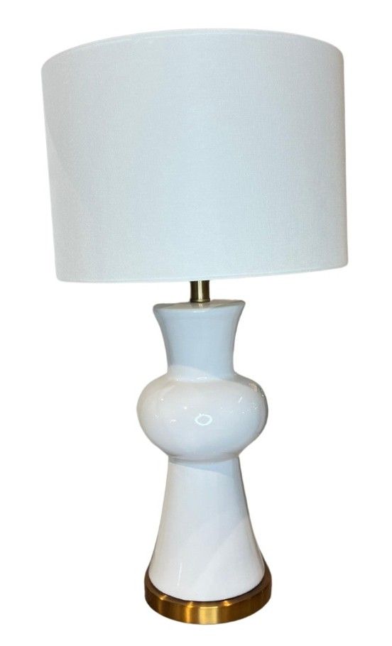 White Table Lamp #TL0394
