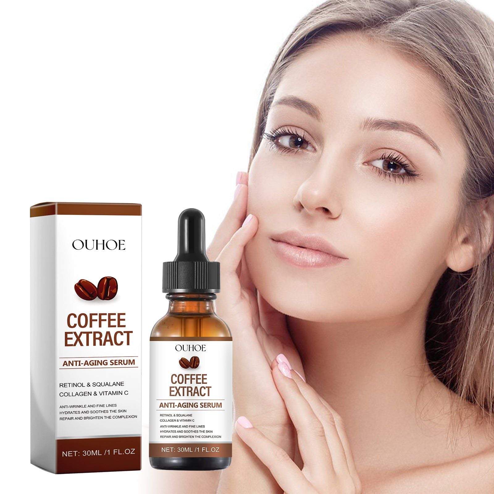 Revitalize Your Skin with Caffeinated Anti-Wrinkle Serum, Firms & Reduces Fine Lines ,30ml