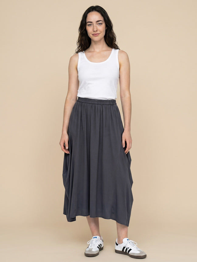 B newYork eco cocoon paneled skirt