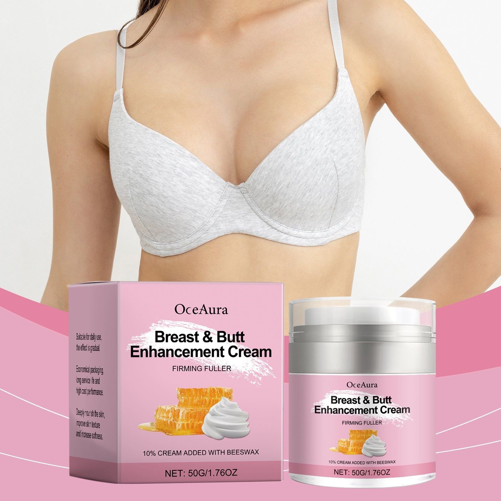 Chest Care Cream, Nourishing, Moisturizing, Anti-Saggy, Skin Elasticity ,50g