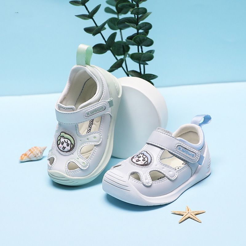 Closed Toe Baby Sandals Anti Slip Anti Collision Sandals For 1-2 Years Old Toddlers