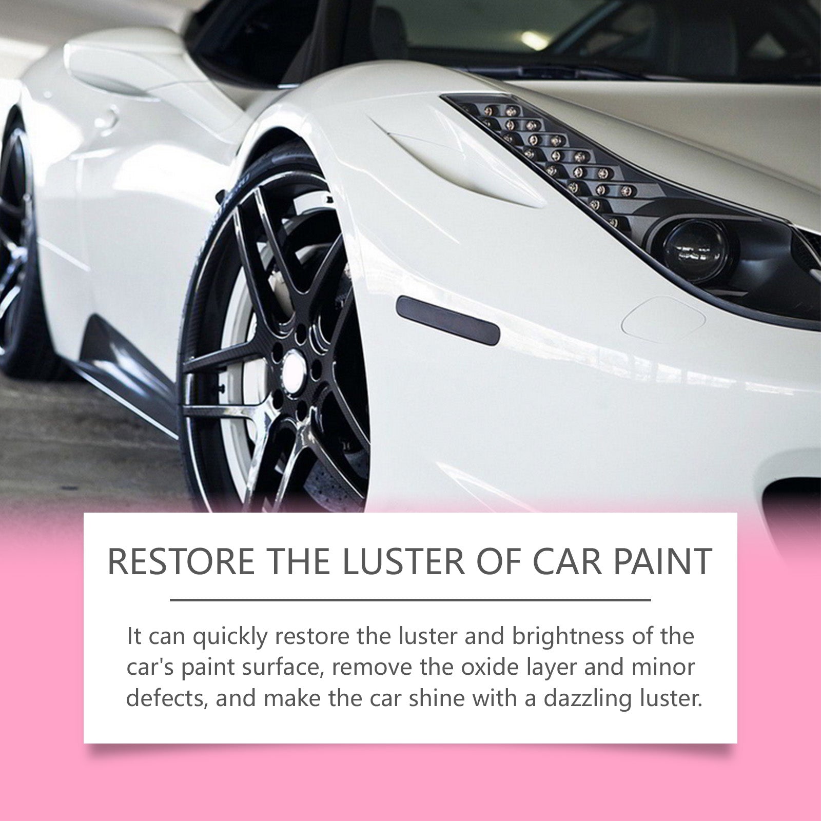 Car Scratch Repair Kit, Fast Paint Touch Up, Car Coating Maintenance, Restore Shine ,1set