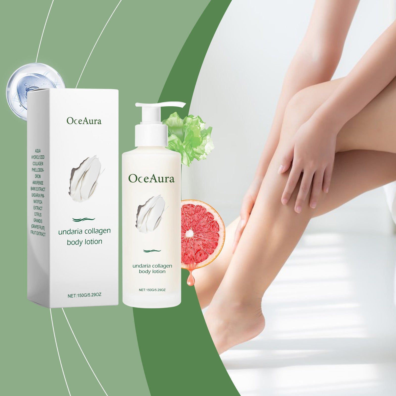 Collagen Body Lotion, Moisturize and Lighten, Hydrating Skin, Anti-Aging, Nourishing ,150g