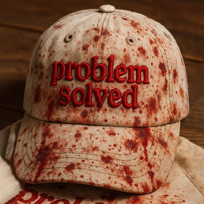 Halloween Hat Horror Unisex Bloody Cap Funny Baseball Cap