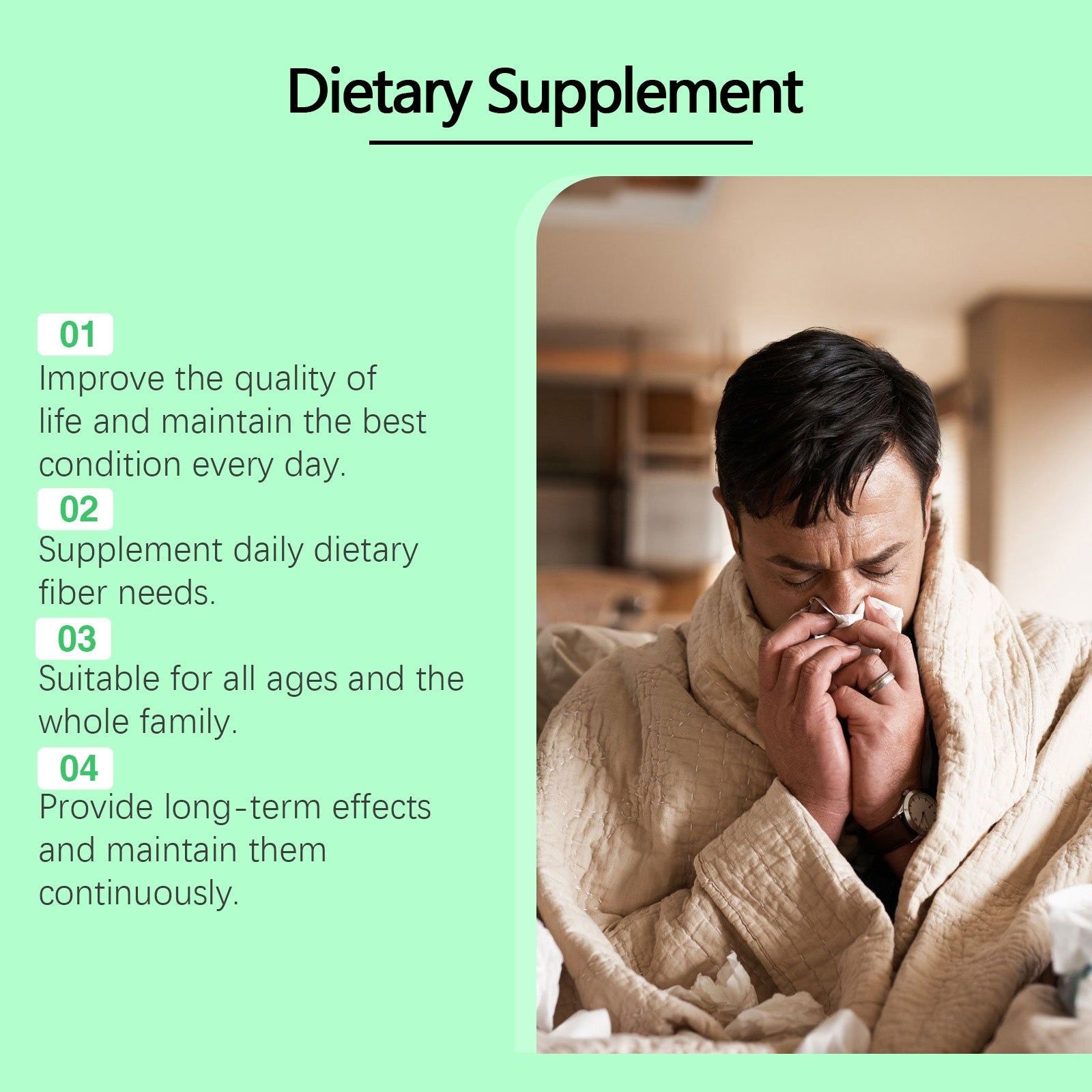 Body Care Dietary Supplement, Boost Fitness, Improve Life Quality ,60ml
