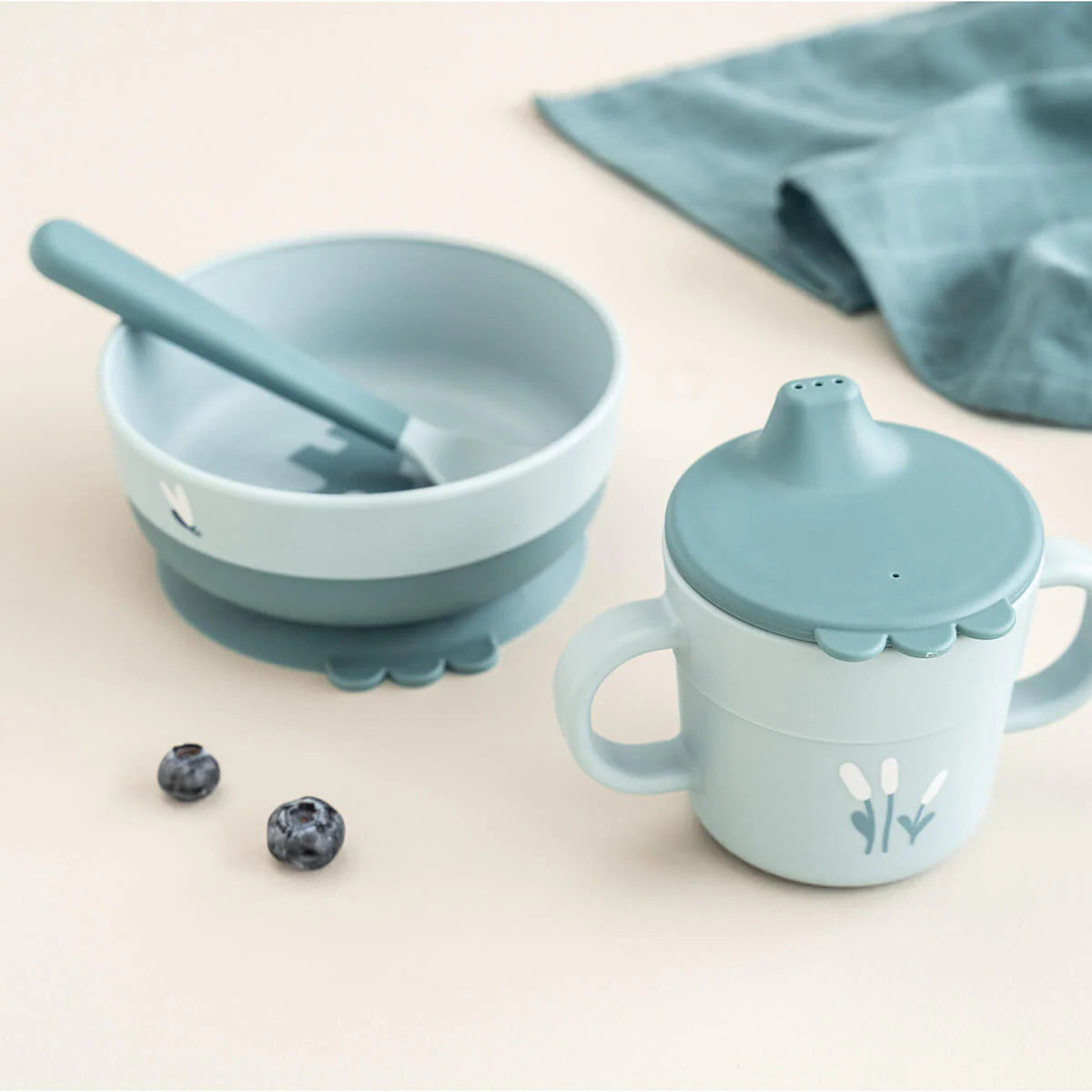 Done By Deer Foodie First Meal Set Elphee Blue