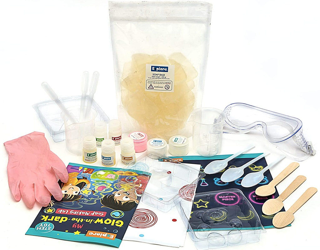 My Glow In The Dark Soap Making Lab - Explore