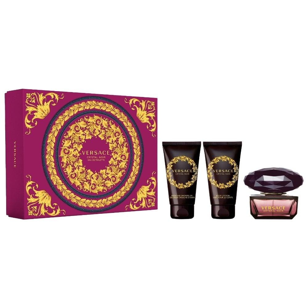 فيرساتشي كريستال نوار عطر 50 مل 3 قطع