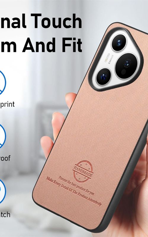 Twill Fabric Leather Phone Case For Huawei Pura 70 Pro+