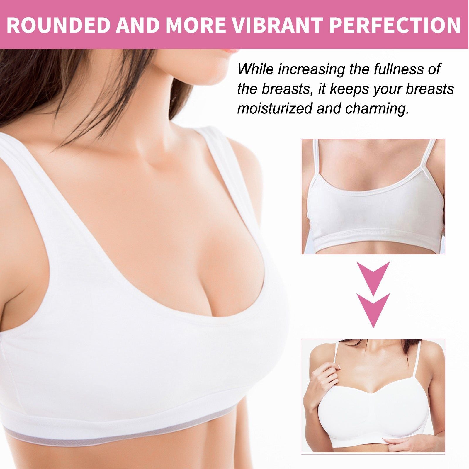 Breast Pro-Plump Patch, Chest Care, Firming, Anti-Sagging, Moisturizing, Natural Enhancement ,1pair
