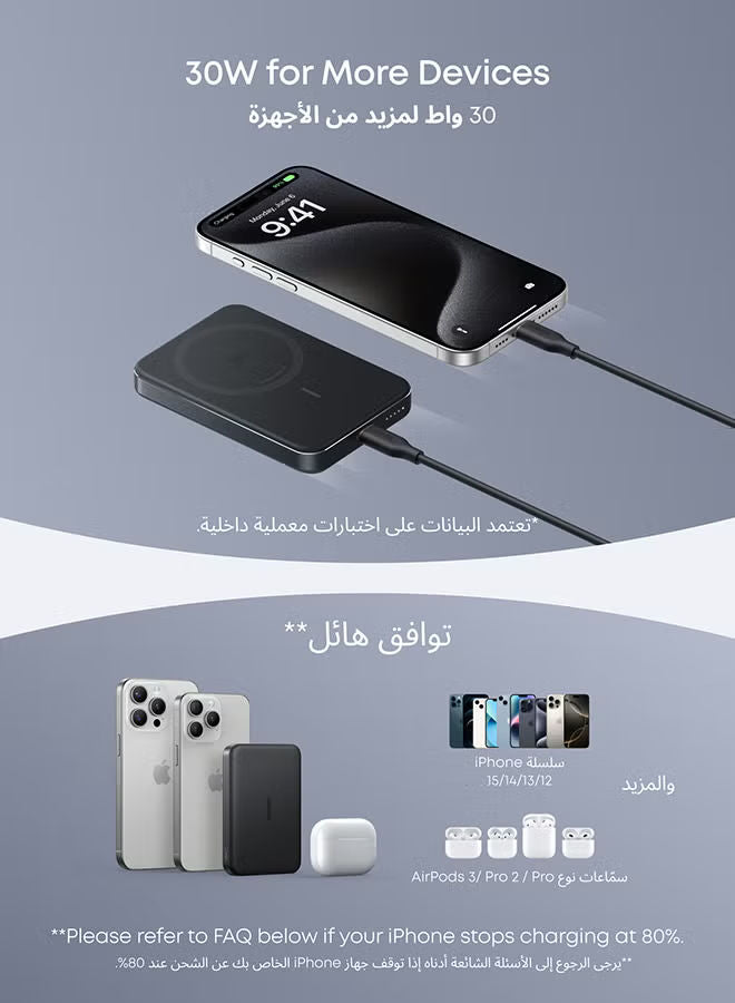 Anker MagGo Power Bank 10,000mAh Black