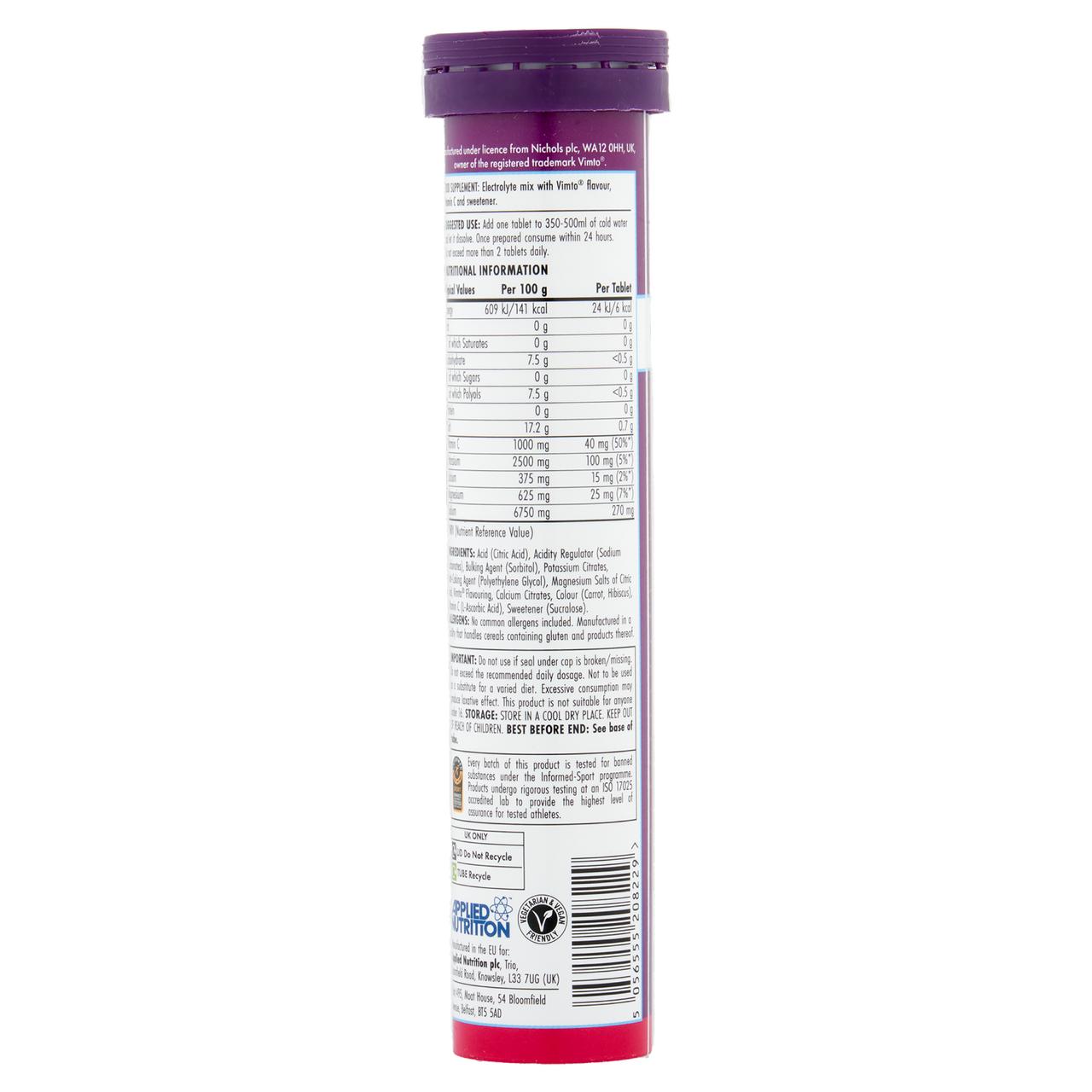 AN 20 TAB  ENDURANCE HYDRATION VIMTO