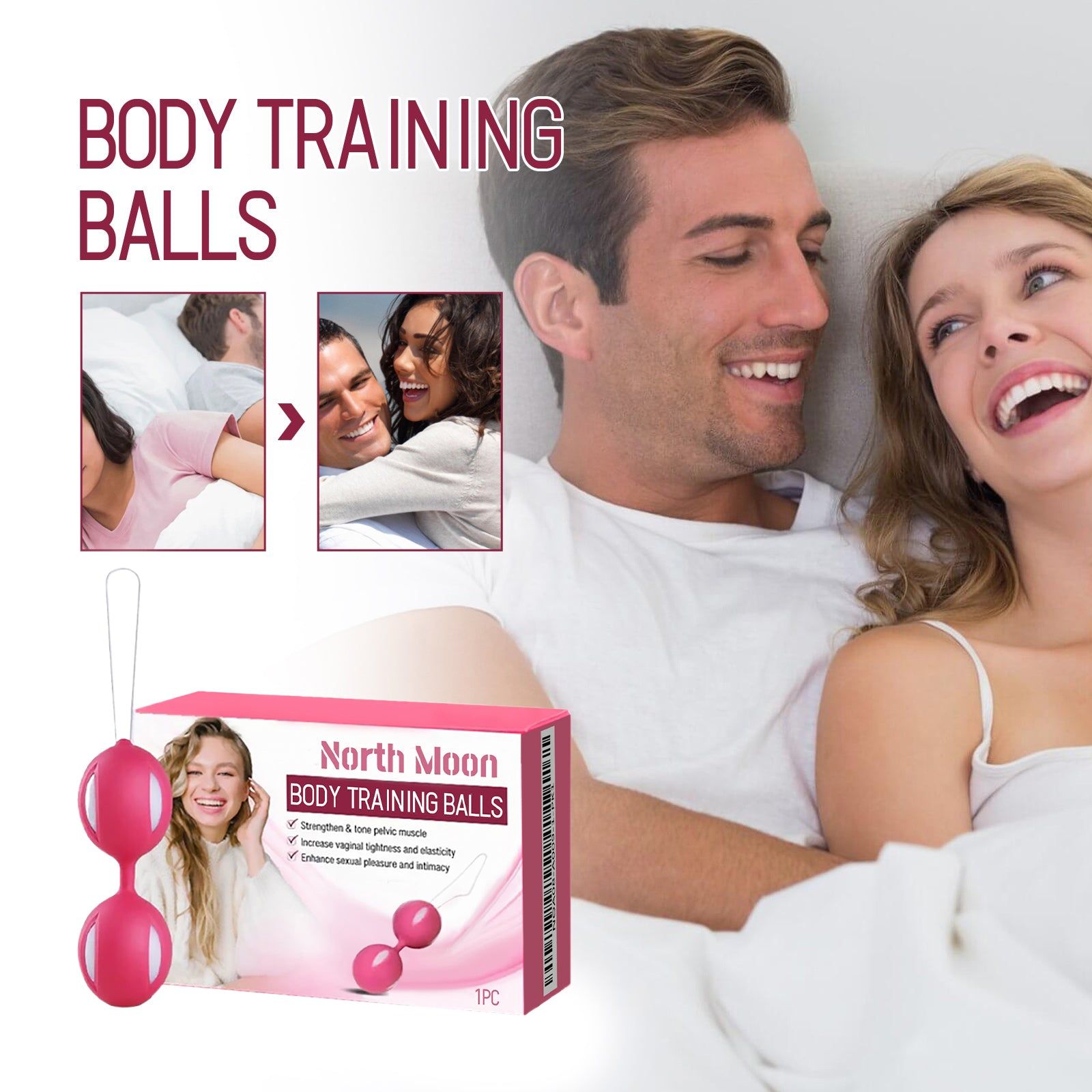 Body Ball for Physical Training, Pelvic Floor Exercise, Enhance Endurance, Improve Intimacy ,1pcs