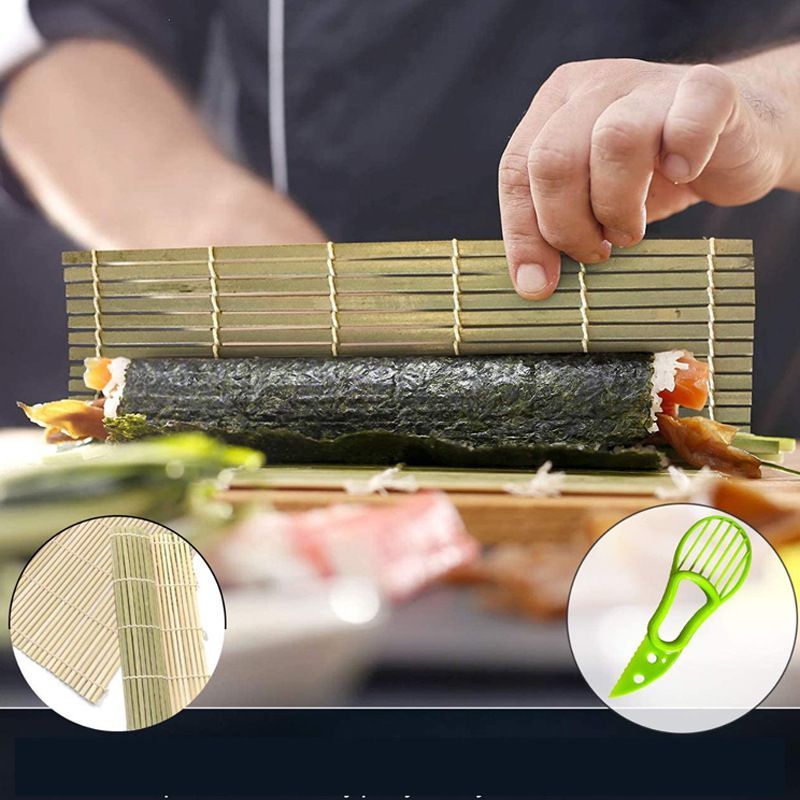 24Pcs Sushi Making Kit All In One Bazooka Roller Set For Beginners Professionals
