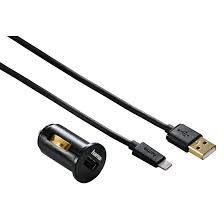 HAMA U6108995 VEHICLE CHARGING SET, LIGHTNING, 2.4A, MFI