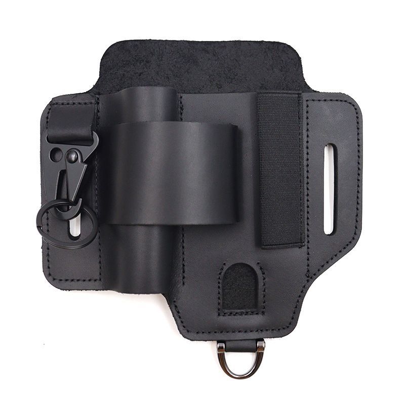 Tactically Tool Holsters PU Leather Belt Sheath Tool Organizer Pouch With Key Holder Pen Clip