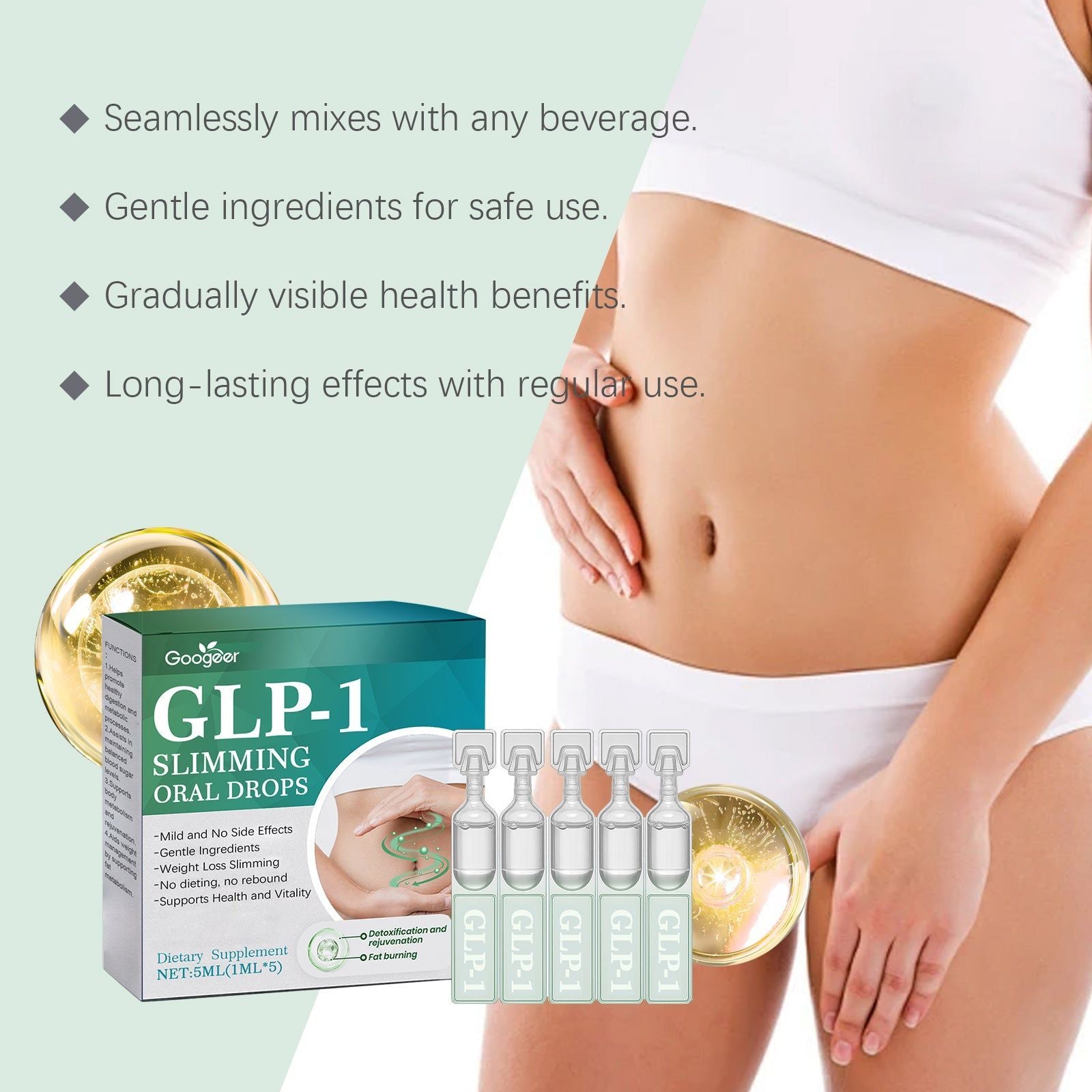 Body Care Supplement, Boost Metabolism, Blood Sugar Support, Natural Energy ,1 set