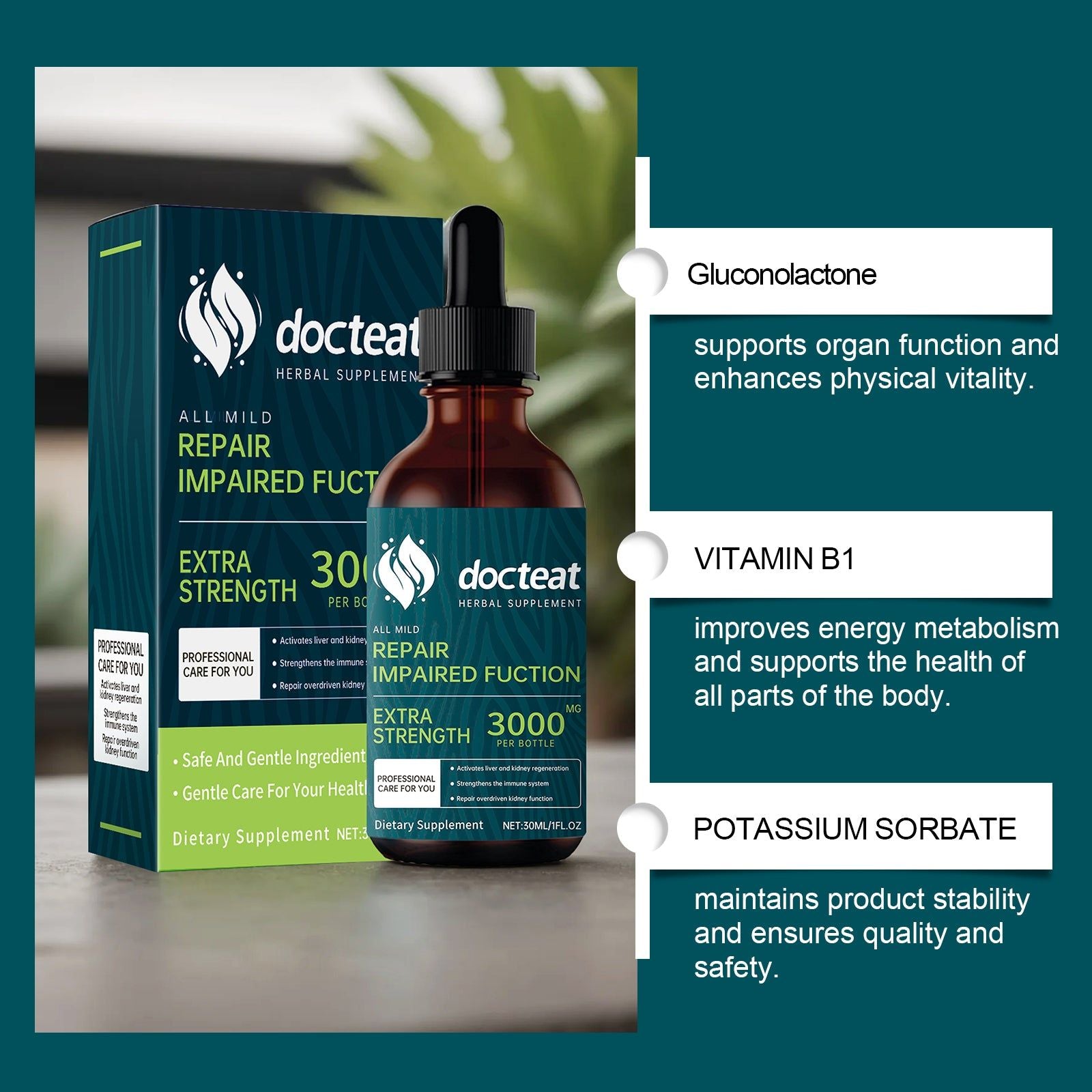 Gentle Herbal Body Care Drops, Support Immune & Respiratory Health Naturally ,30ml