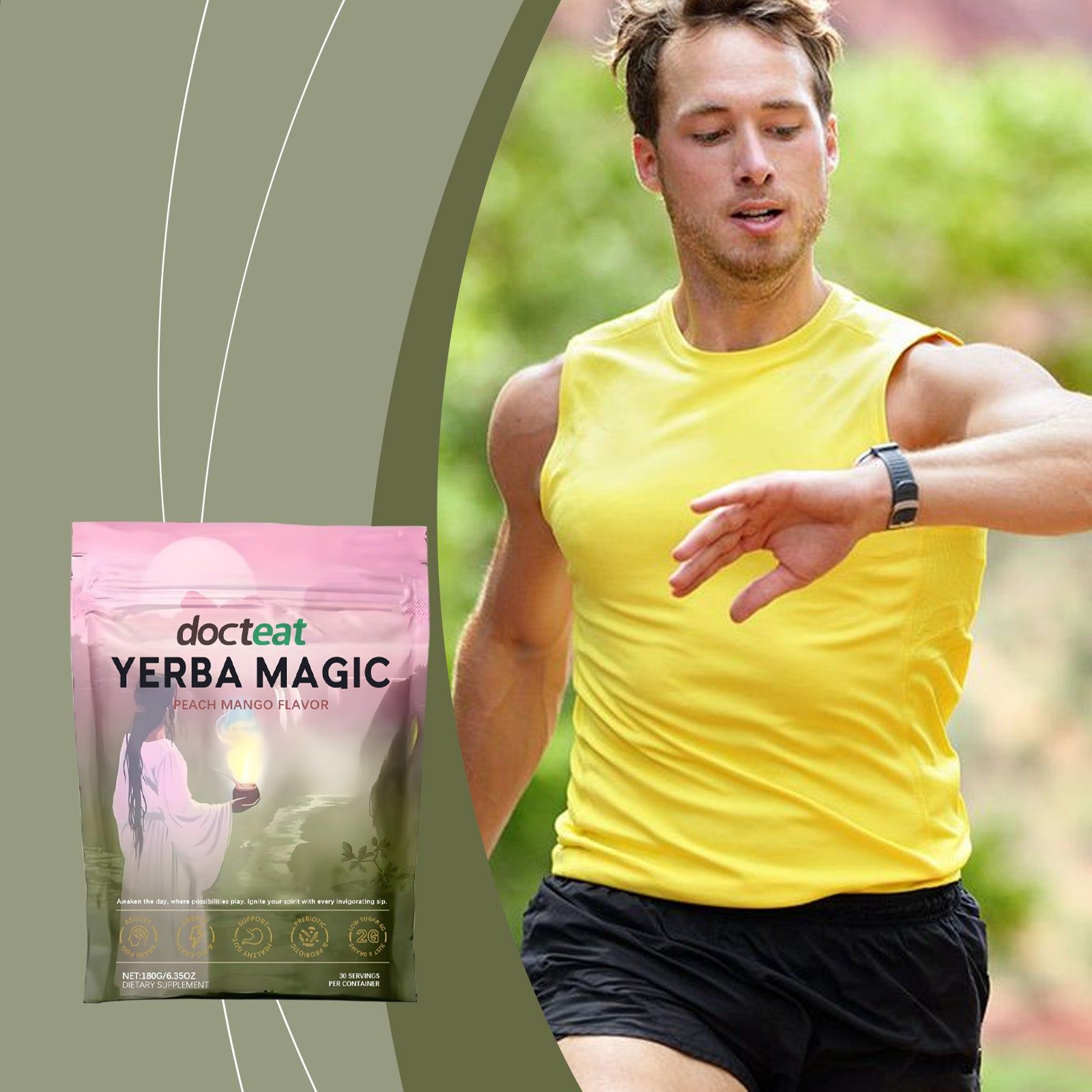 Boost Your Body Care with Yerba Mate Tea, Natural Energy, Easy Brew ,180g