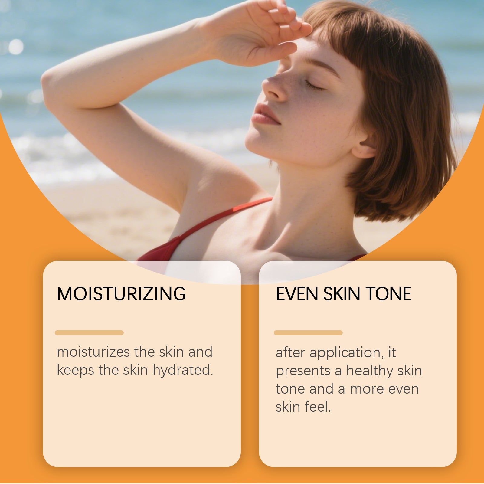Clear Protective Cream, UV Shield, Moisturizer, Brightening, Non-Sticky ,100g