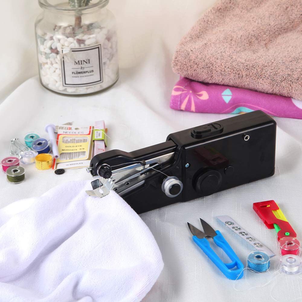 Portable Handheld Sewing Machine Mini Electric Handheld Household Sewing Tool