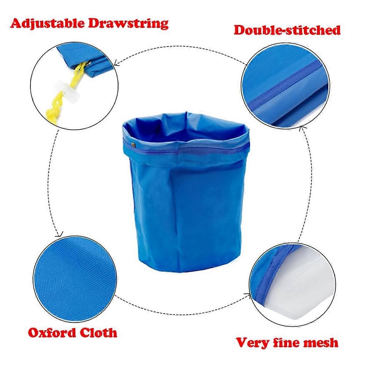 4 Pack Filter Bags,Filter Bag Set, Filter Screen and Storage Bag B