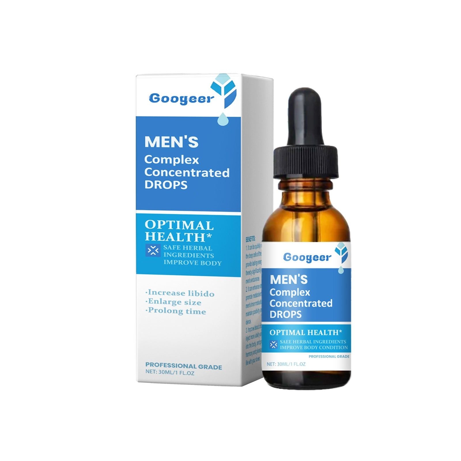 Men's Body Care Drops, Boost Metabolism, Enhance Confidence, Ignite Passion ,30ml