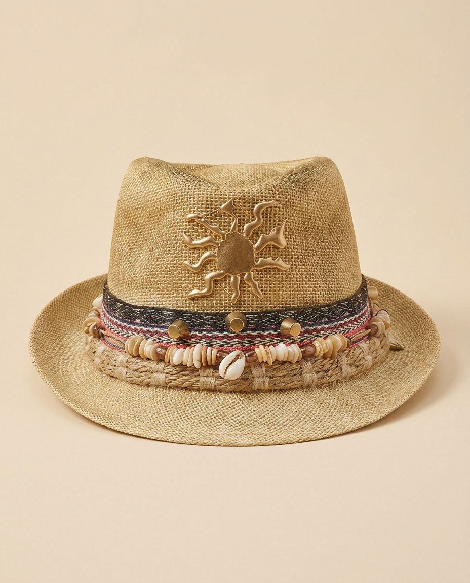 By Carmenzo Golden Sol Hat