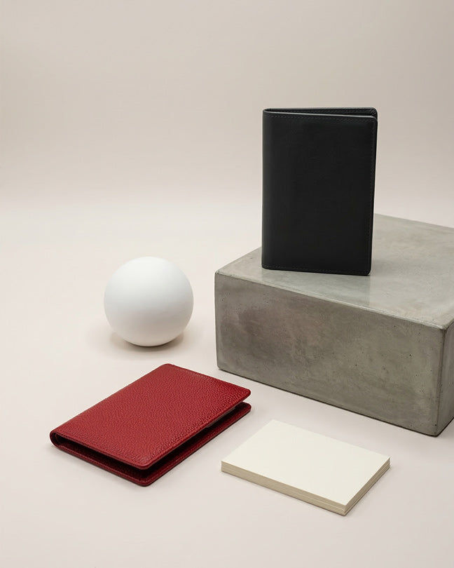 CLAREA Slim Leather Card Holder 11.8x8 cm