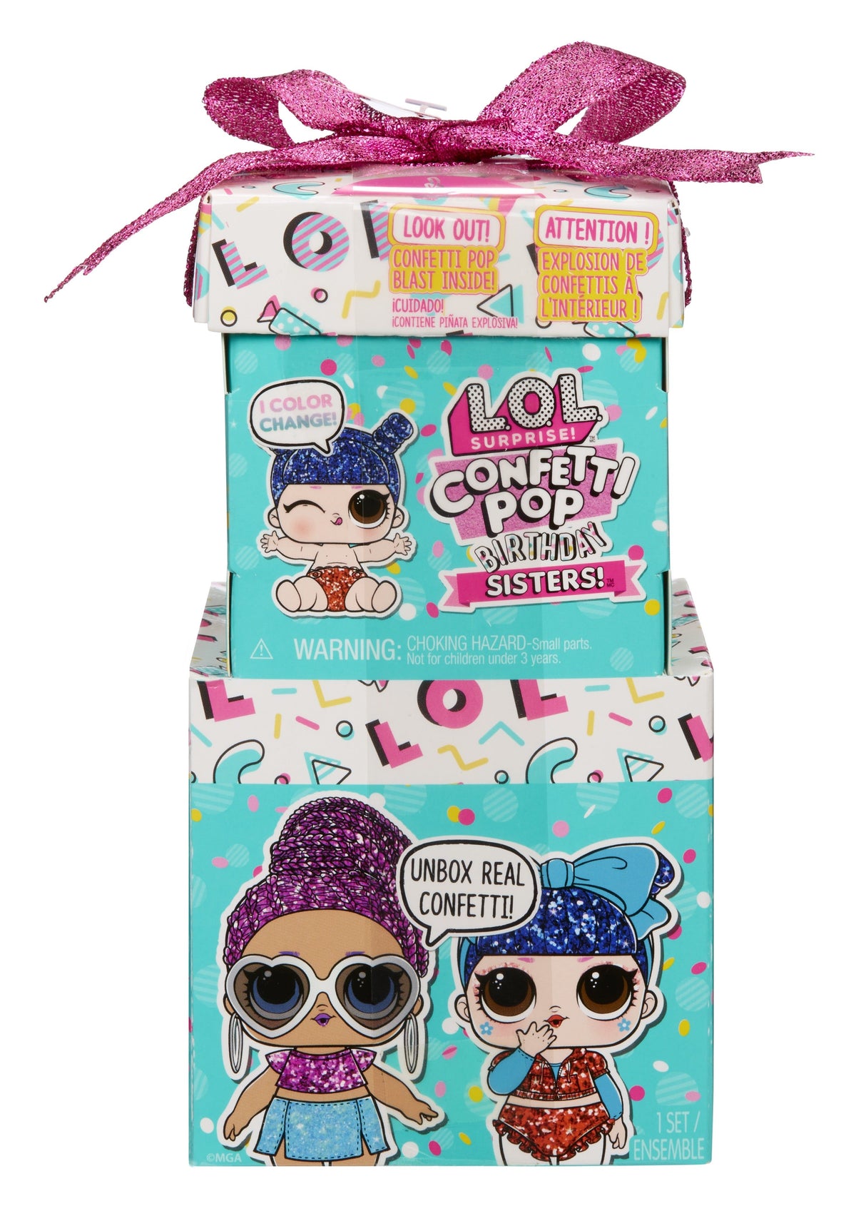 LOL Surprise Confetti Pop Birthday Sisters