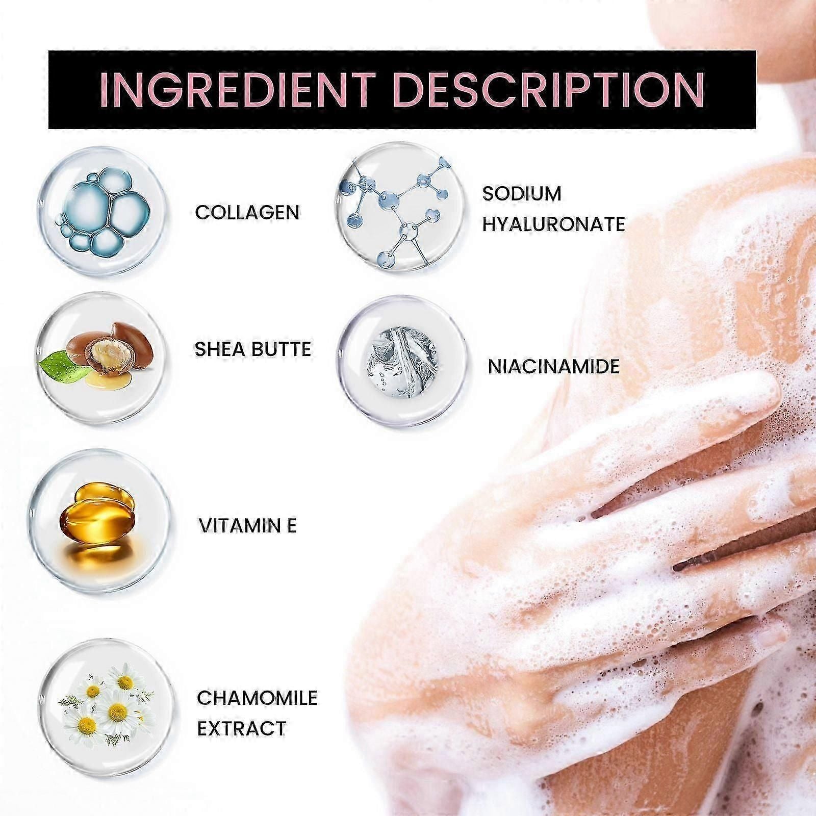 Armpit Beauty Soap with Odor Control and Skin Brightening