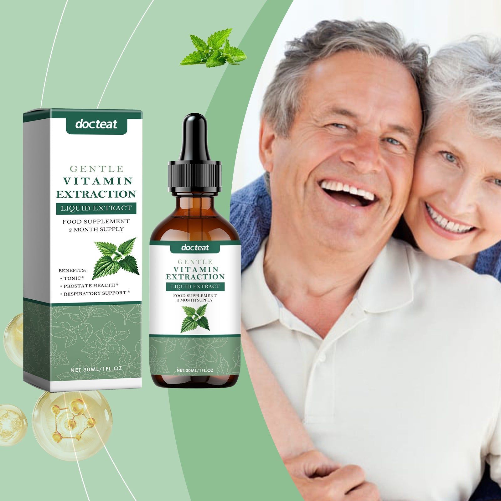Boost Energy Naturally with Stinging Nettle Leaf Supplement Drops, Maintain Vitality Daily ,30ml