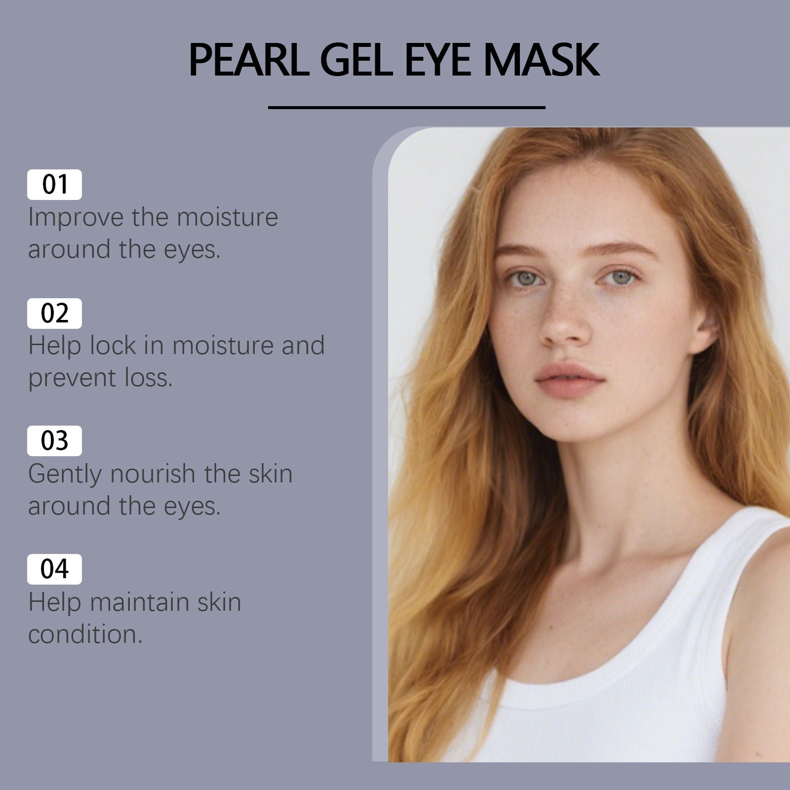 Hyaluronic Acid Under Eye Patches Hydrating Gel 60pcs