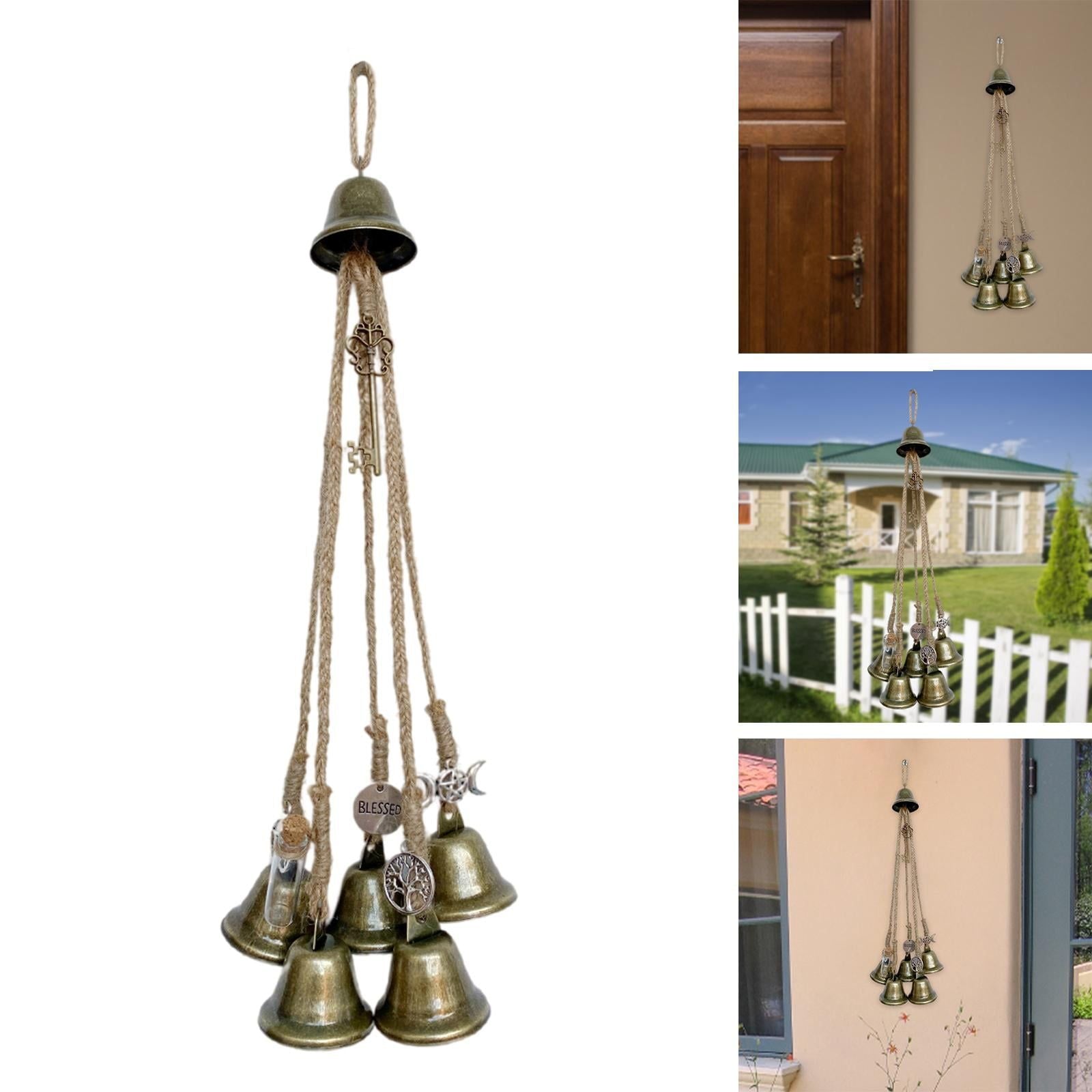 Witch Bells Windbells Wind Chime Door Decoration Porch Halloween Christmas Decorations