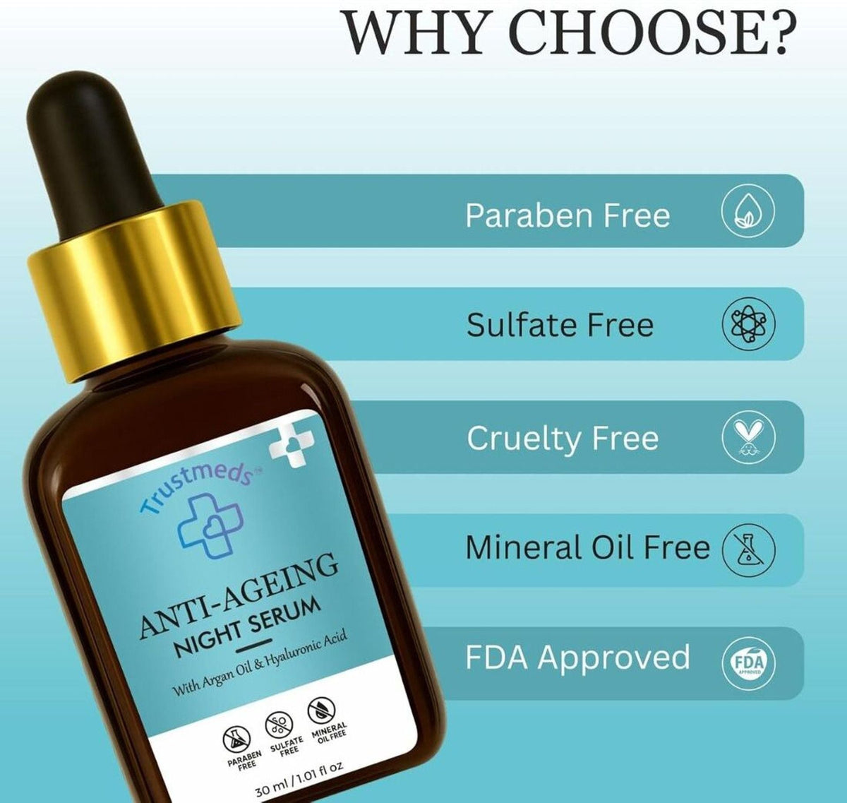 Trustmeds Vitamin C & Anti-Ageing Night Serum Combo