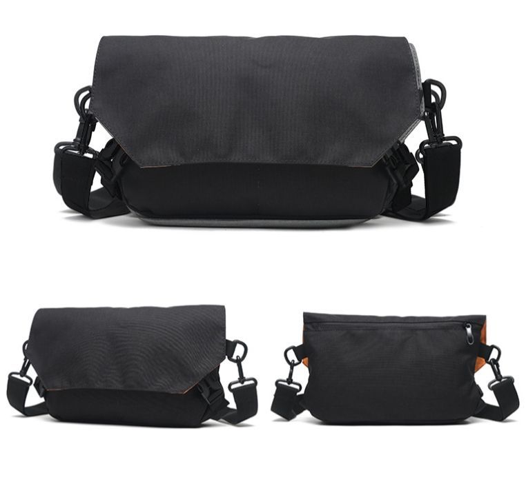 Men Messenger Bag Waterproof Canvas Crossbody Bags Lightweight Shoulder Bag
