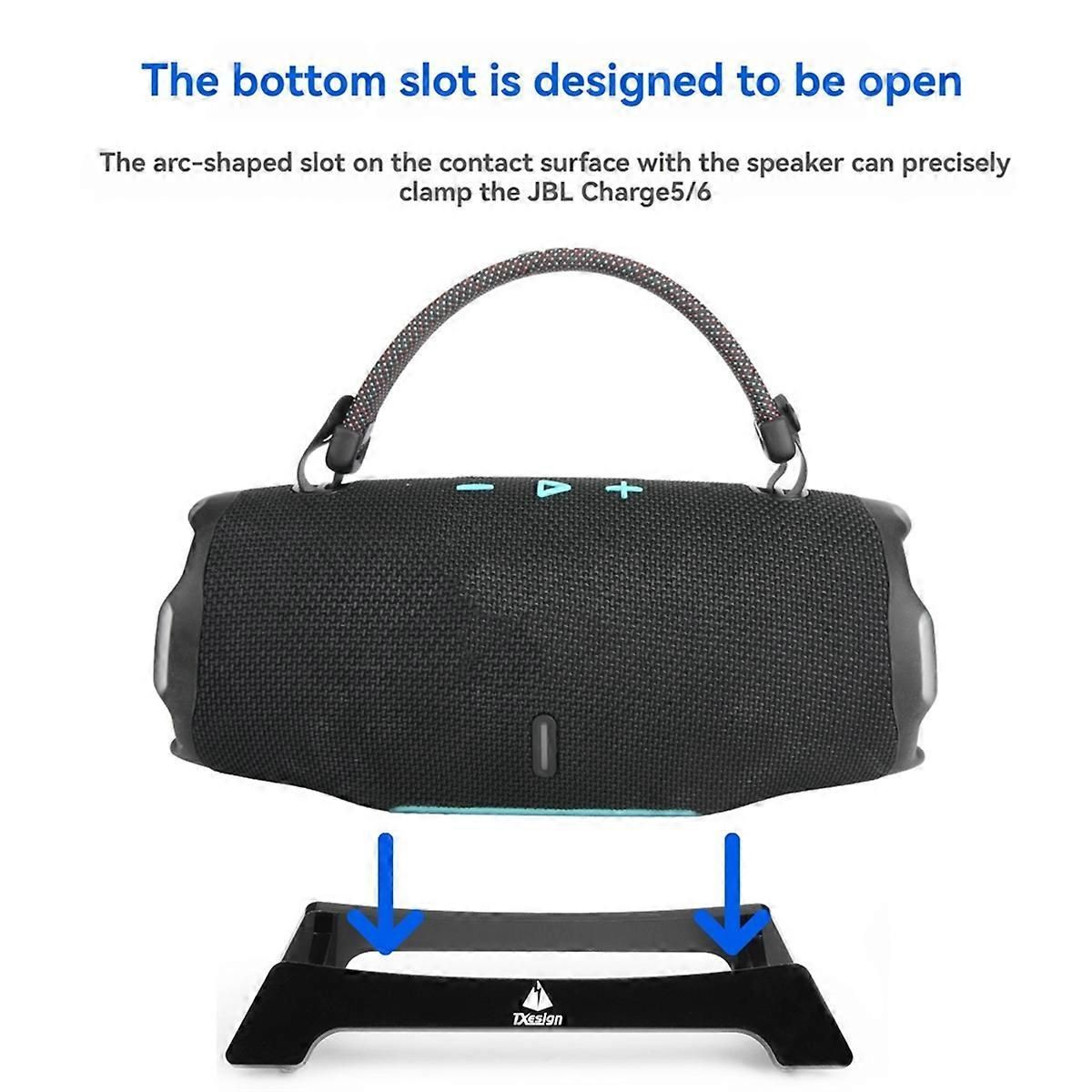 Acrylic Desktop Speaker Bracket for Charge 5 B